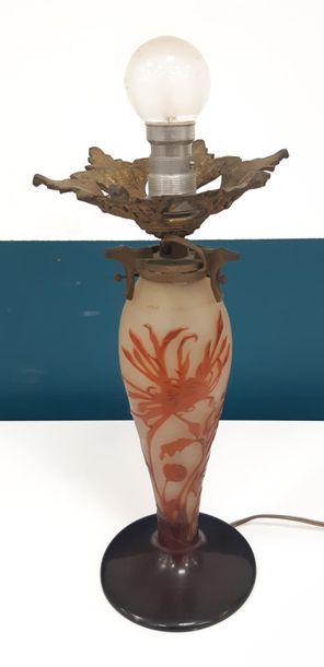 GALLE
Pied de lampe de table en verre multicouche...