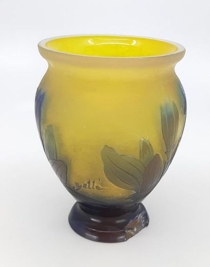 Etablissements GALLE
Vase ovoïde en pâte...