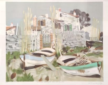 BABOULENE Eugène 
Epreuve d'artiste encadrée...