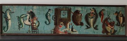 Eugène BABOULENE (1905-1994)
Frises de personnages...
