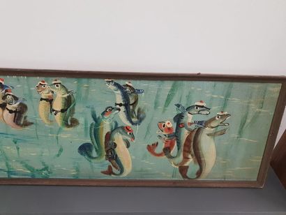 Eugène BABOULENE (1905-1994)
Frises de personnages...