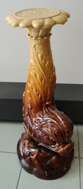 LEEDS ART POTTERY 
Sellette porte-pot en...