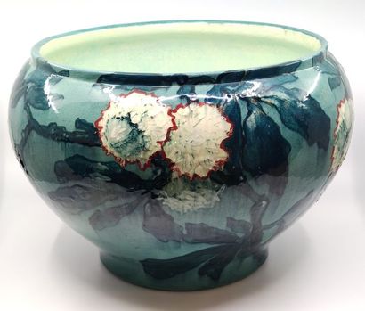 JEROME MASSIER (1850-1926)
CACHE-POT en céramique...