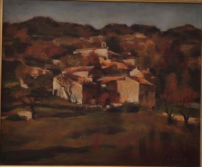 PALMIERI
Huile sur toile bastide en Provence...