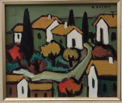 Henri AUTRAN (1926-2007)
Huile sur panneau...
