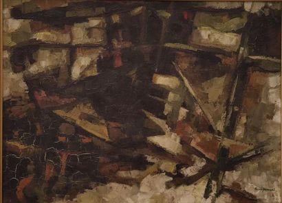 JANNEAU Thérèse
Huile sur toile œuvre abstraite...