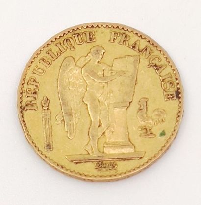 PIECE OF 20 gold francs to the engineer ...