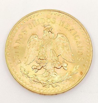 PIECE OF 50 PESOS Mexican 
gold Weight: 41,69...