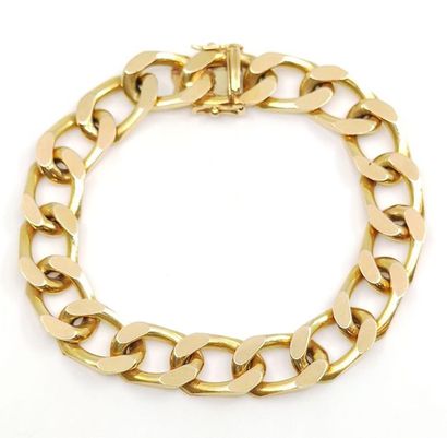 BRACELET American mesh in 750° 
yellow gold...