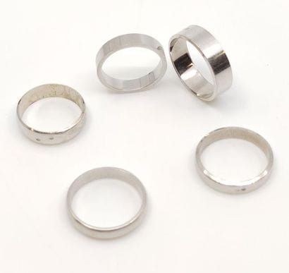 NEW ALLIANCES BATCH in 750° white gold
Weight...
