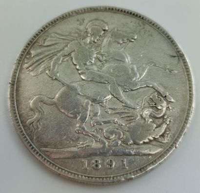 PIECE Victoria en Argent 
1891
Poids : 27,75...