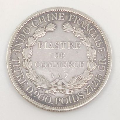 PIASTRE de commerce Indochinois en argent...