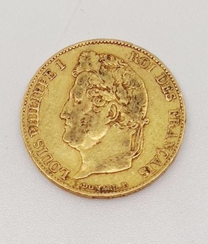PIECE de Vingt Francs or Louis Philippe 1836/A
Poids...