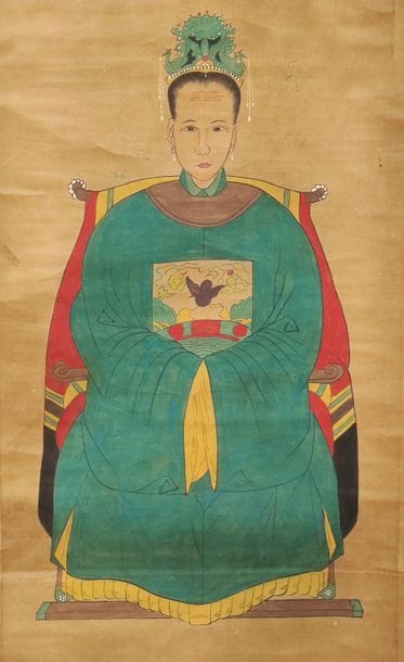ASIAN WORK OF THE XIXth CENTURY
Portrait...