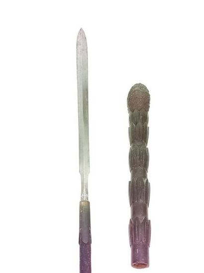 JAPAN- PERIOD EDO
Yari spear with sankaku...