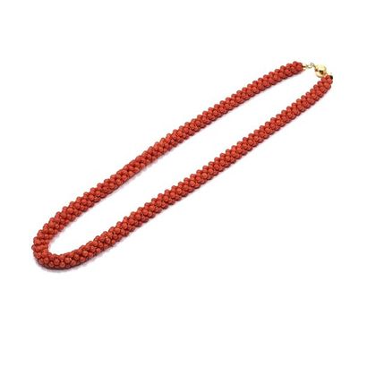 Work XXth
NECKLACE coral clasp ratchet clasp...
