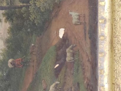 WORK from the XIXth century
Pastoral scene...