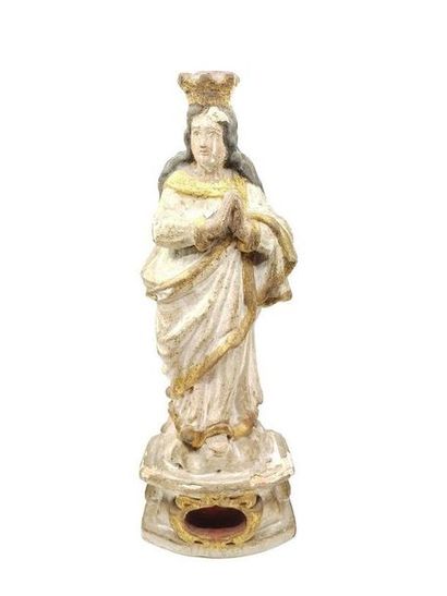 FRENCH SCHOOL OF THE XIXth CENTURY
Two polychrome...