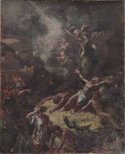 19th CENTURY FRENCH SCHOOL
The massacre of...