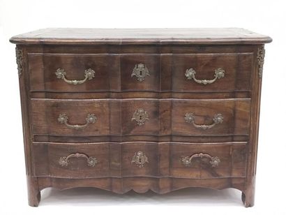 Walnut crossbow COMMODE opening by three...