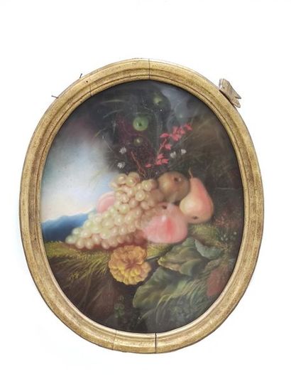 19th CENTURY WORK
Still life with fruits...