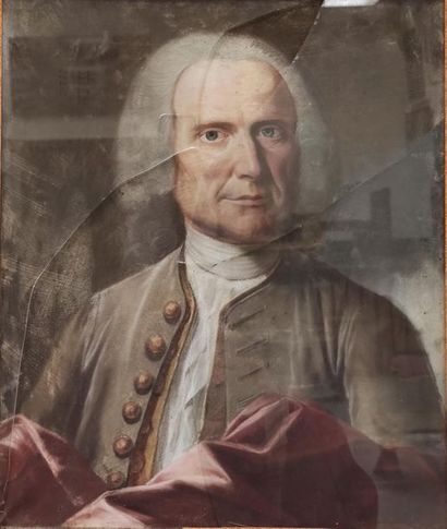 KRAUS François Antoine 
Gouache on paper
Portrait...