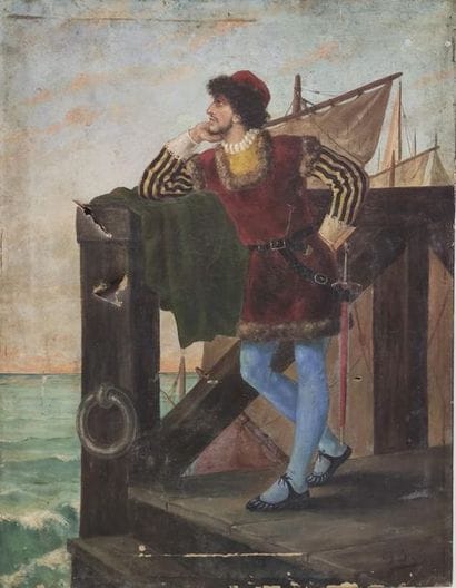 Armand BEAUVAIS (1840-1911)
Courtisan Venitien...