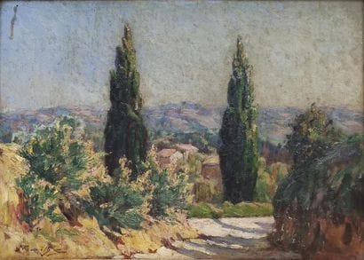 TRAVAIL FRANCAIS du XIXème SIECLE
Paysage...