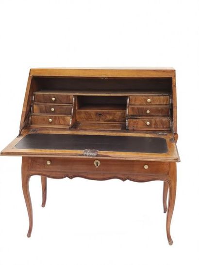 BUREAU de pente Restauration en bois naturel...