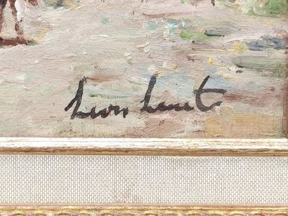 Léon LURET (? - 1969)
Caravane en bord de...