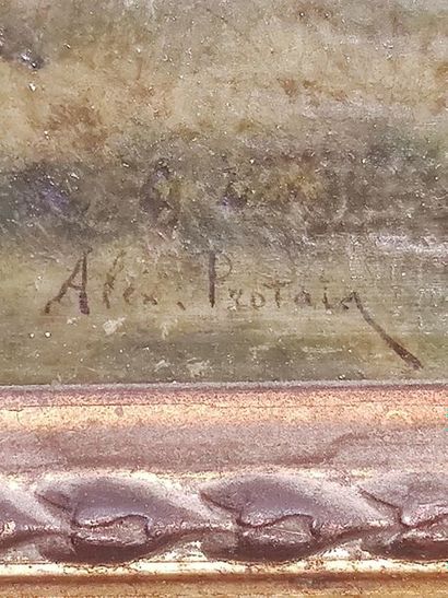 Alexandre PROTAIS (1826-1892)
Les hussards
Huile...