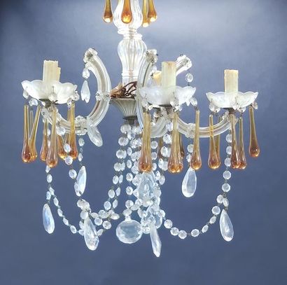 WORK Xxth century
Small glass chandelier...