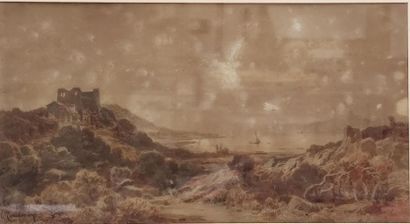 VINCENT COURDOUAN (1810-1893)
Presque île...