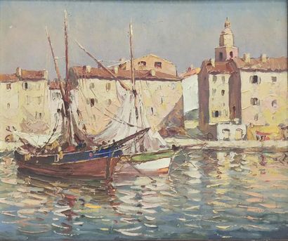 Tony CARDELLA (1898-1976) 
The port of St...