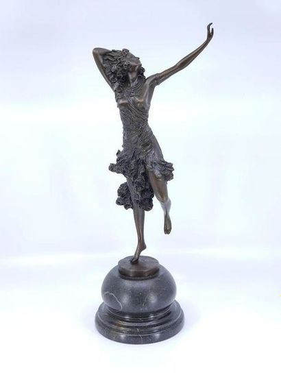 Claire COLINET (1880-1950)
Bronze with brown...