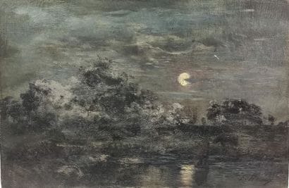 Ernest Victor HAREUX (1847-1909)
Mare à Crozant...
