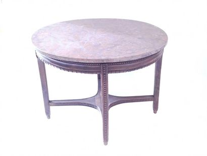 FRENCH WORK of the XIXth CENTURY
Oval carved...