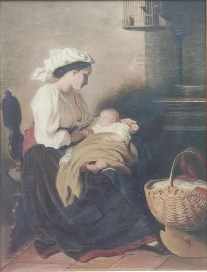 After Van Muyden
Mrs Rose Perrelet 
Oil on...
