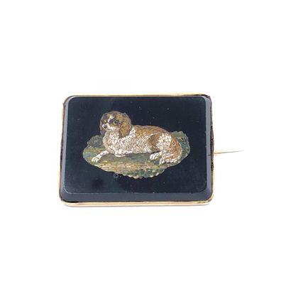 Rectangular spindle in yellow gold 750°/000...
