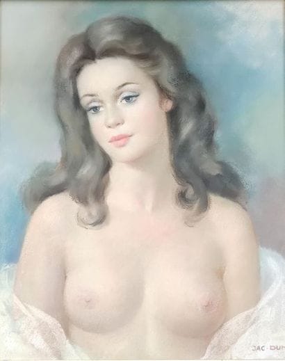 JAC DUM (XX)
Young woman naked from the front
Watercolour...