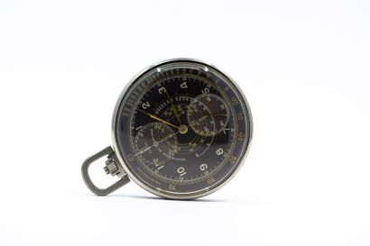 OMEGA
Steel chronograph pocket watch with...