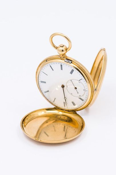 Soap watch 
in 750° yellow gold chronometer...