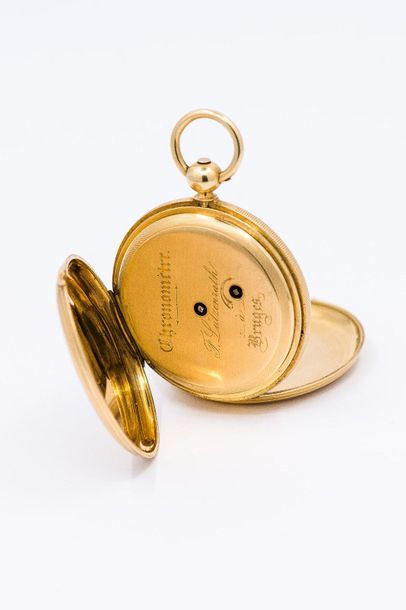Soap watch 
in 750° yellow gold chronometer...