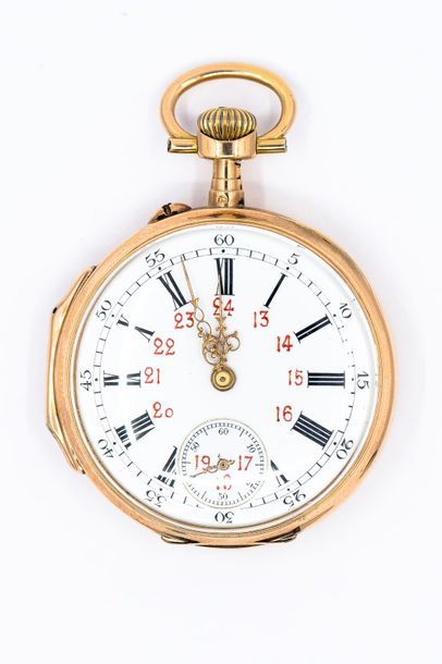 TRAVAIL Français du XIXème
Pocket watch in...