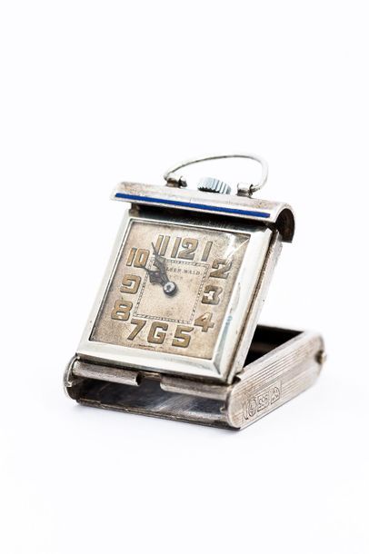 WALSER WALD 
Watch in finely enamelled 935...