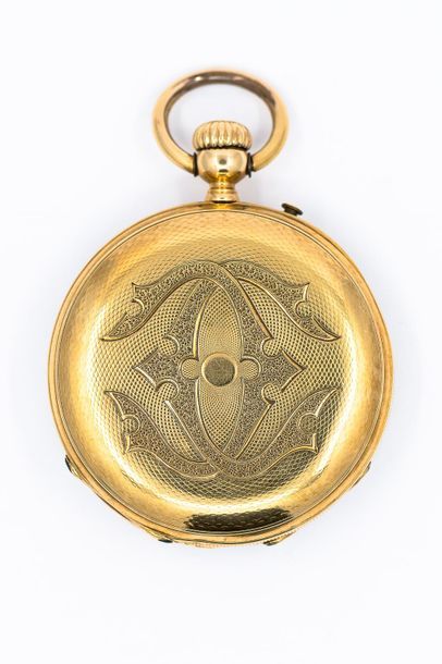 E ALLEGRE in Toulon 
Pocket watch in 750°...