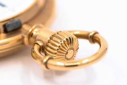 IMPORTANT Soapette WATCH in 750° yellow gold,...