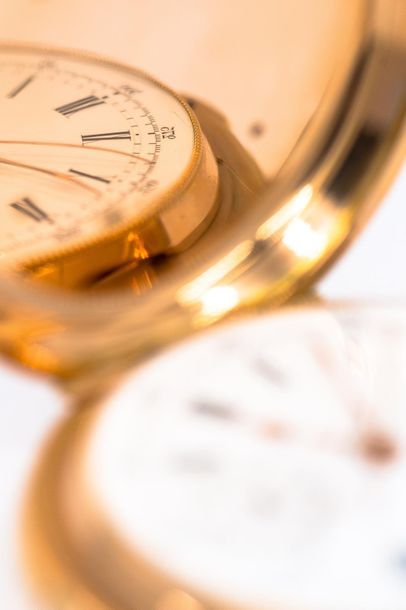 IMPORTANT Soapette WATCH in 750° yellow gold,...
