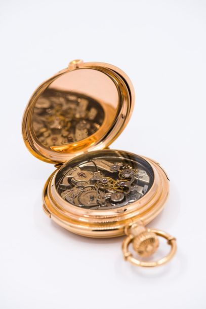 IMPORTANT Soapette WATCH in 750° yellow gold,...