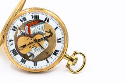 ZENITH
Pocket watch in 750° yellow gold,...